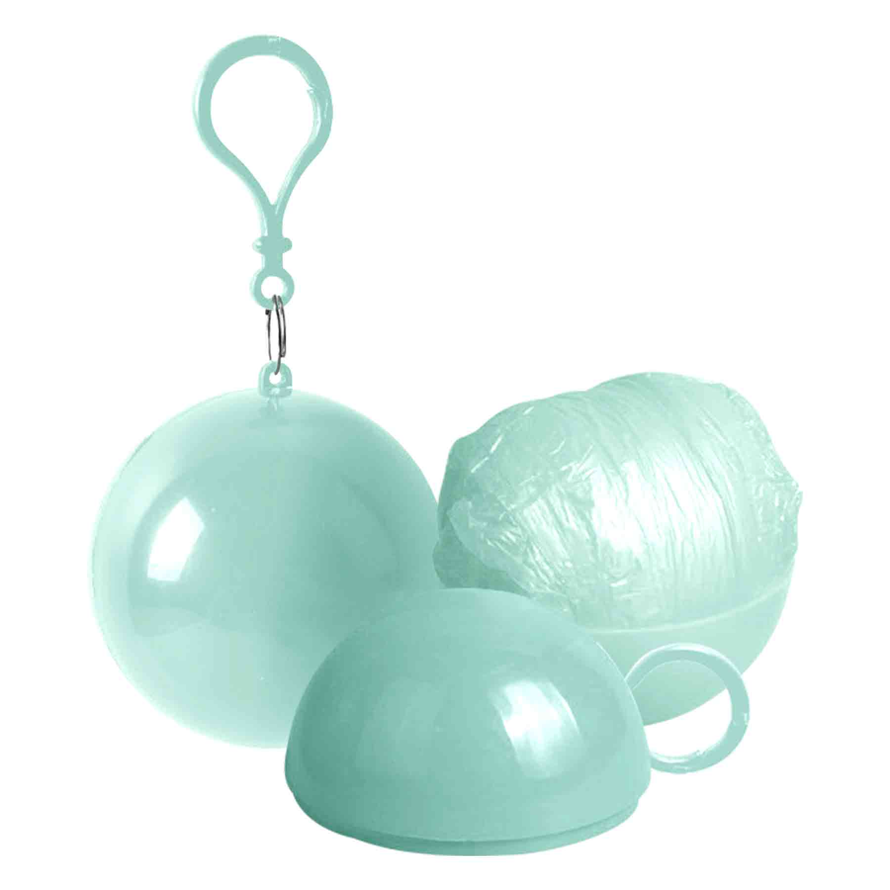 Disposable Raincoat Ponchos with Keychain Ball, custom jacket with logo imprint 15