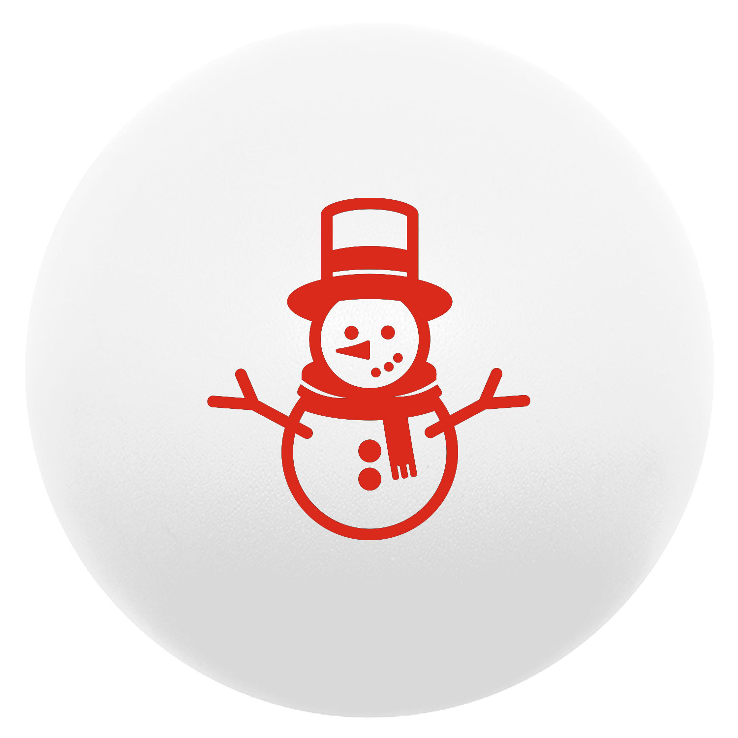 Snowman Round Stress Ball 4