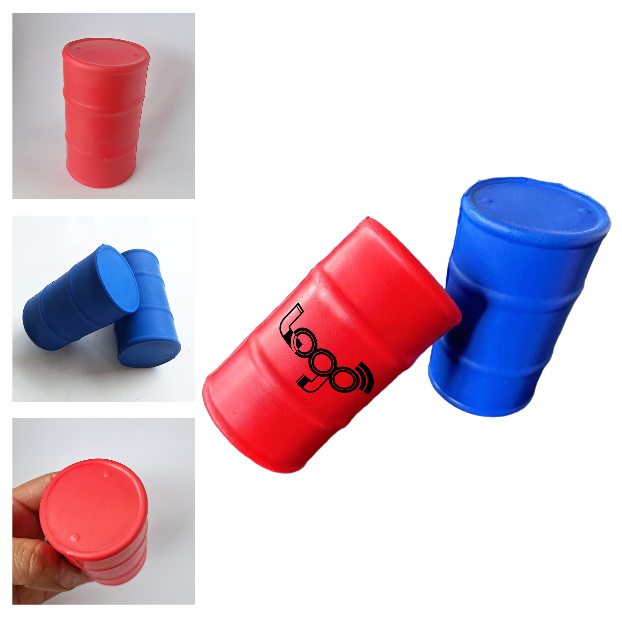 Vibrant Squishy Oil Drum Toy for Stress Relief 2