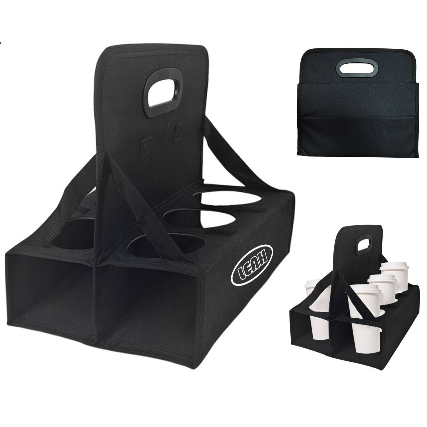 Foldable Coffee Cup Carrier Bottle Holder 4