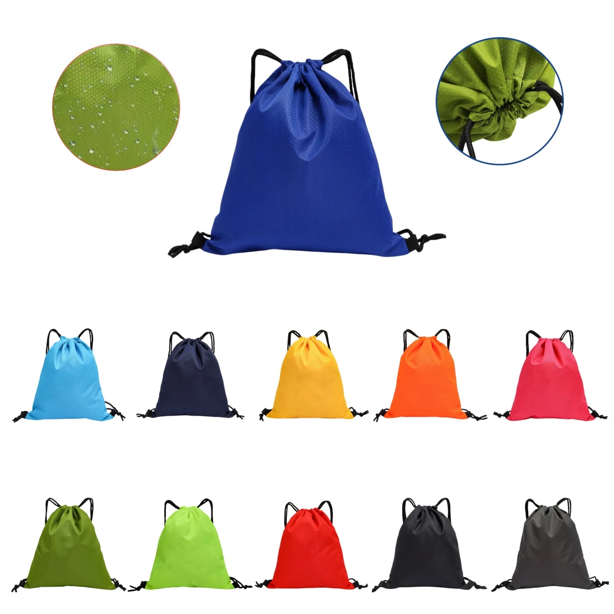 Premium Waterproof  Sports Drawstring Bag 8