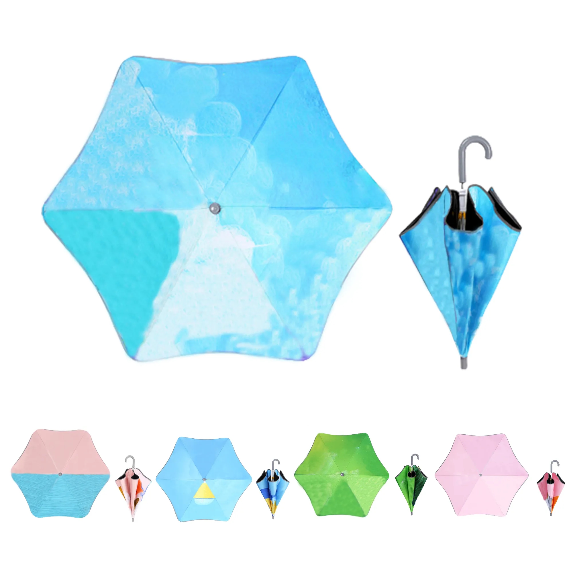 MOQ 100pcs Rounded Corner Cartoon Children's Umbrella 2