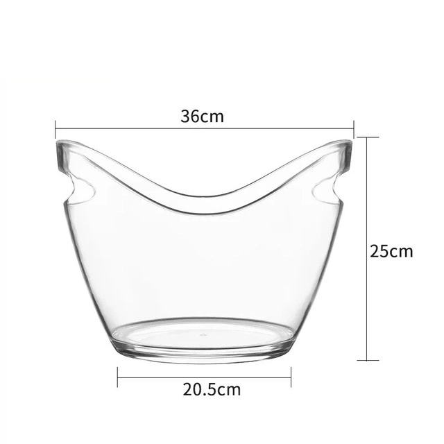 ABS Plastic Bottle Cooler Ice Bucket 2