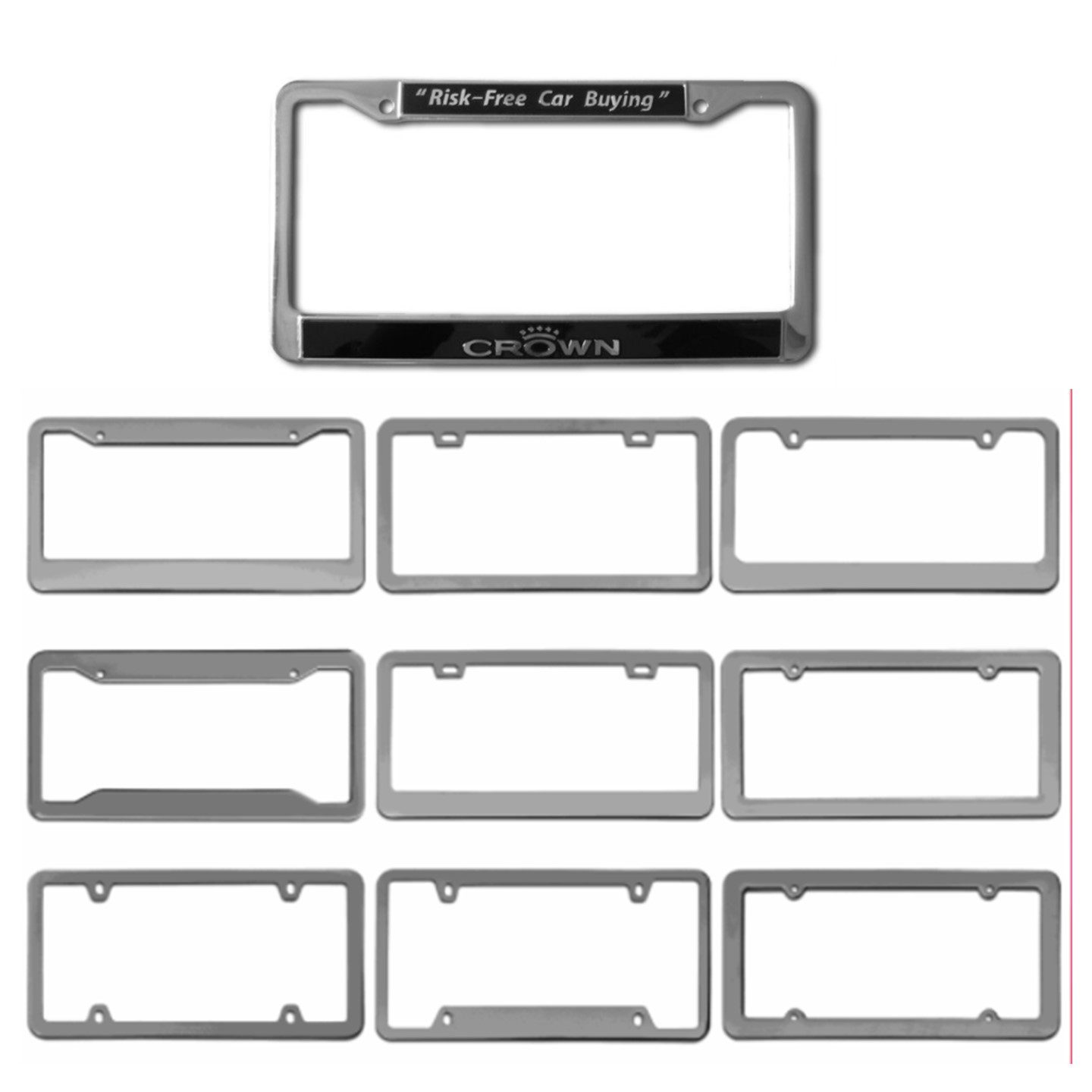 Stainless Steel License Plate Frame 2