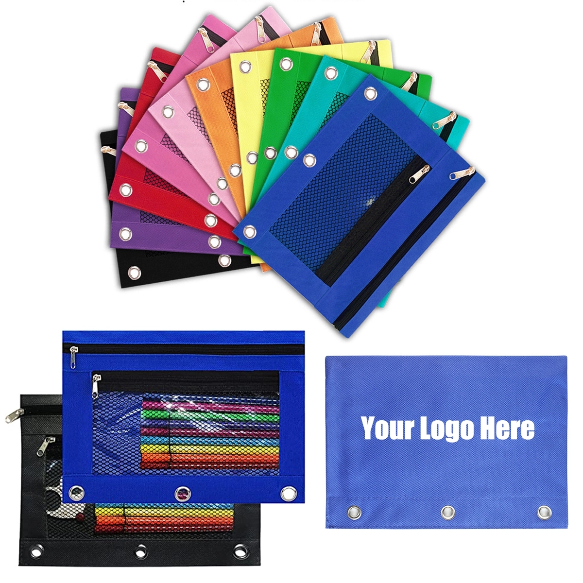 3 Ring Binder Pencil Pouch 3