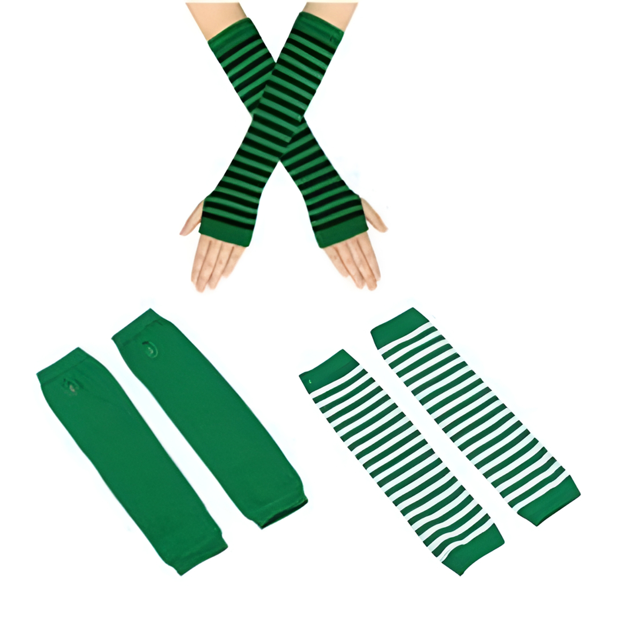 Practical Knit Arm Warmer Gloves 2