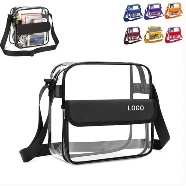 Clear Crossbody Messenger Shoulder Bag