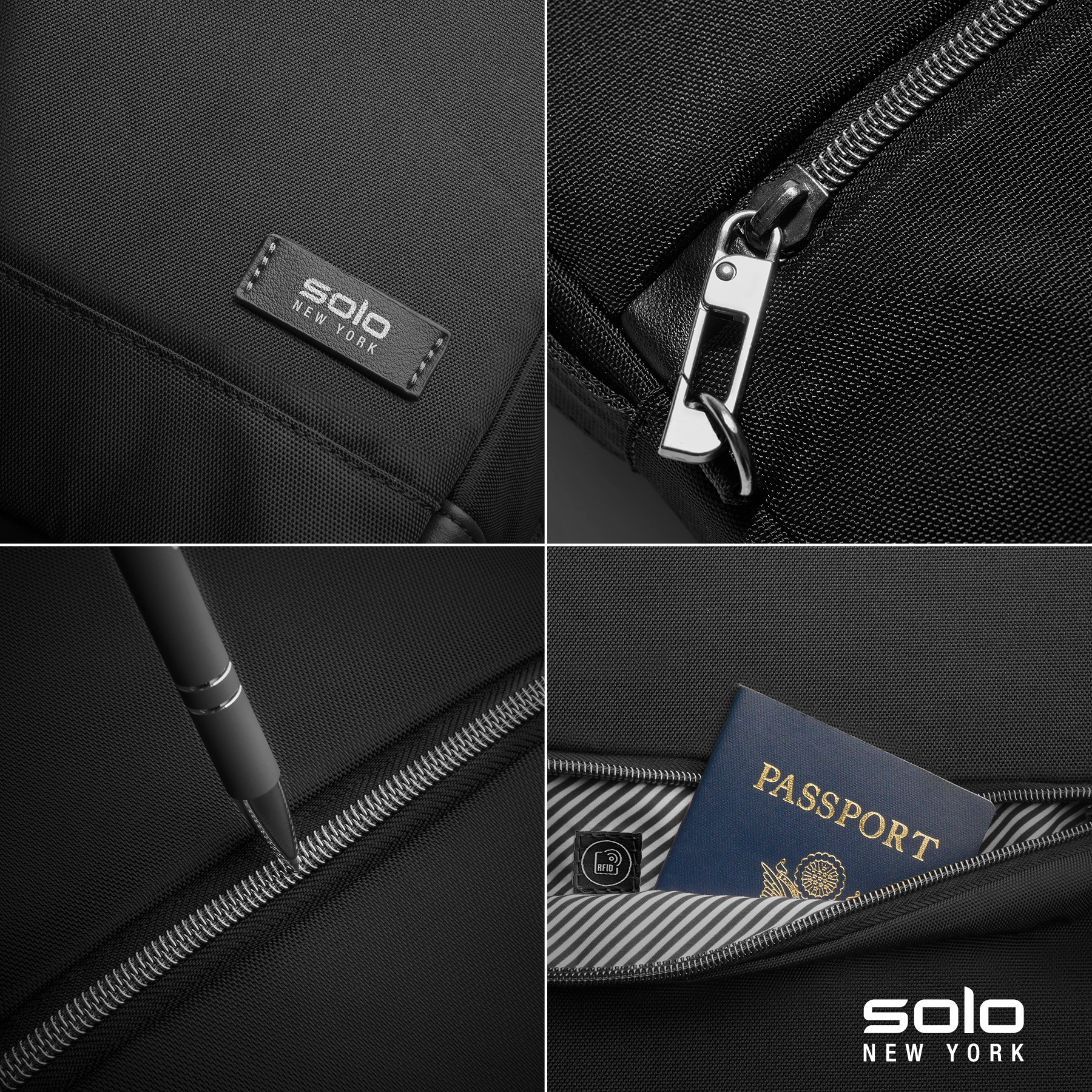 Solo New York Stealth Hybrid RPET Backpack / Tote 15