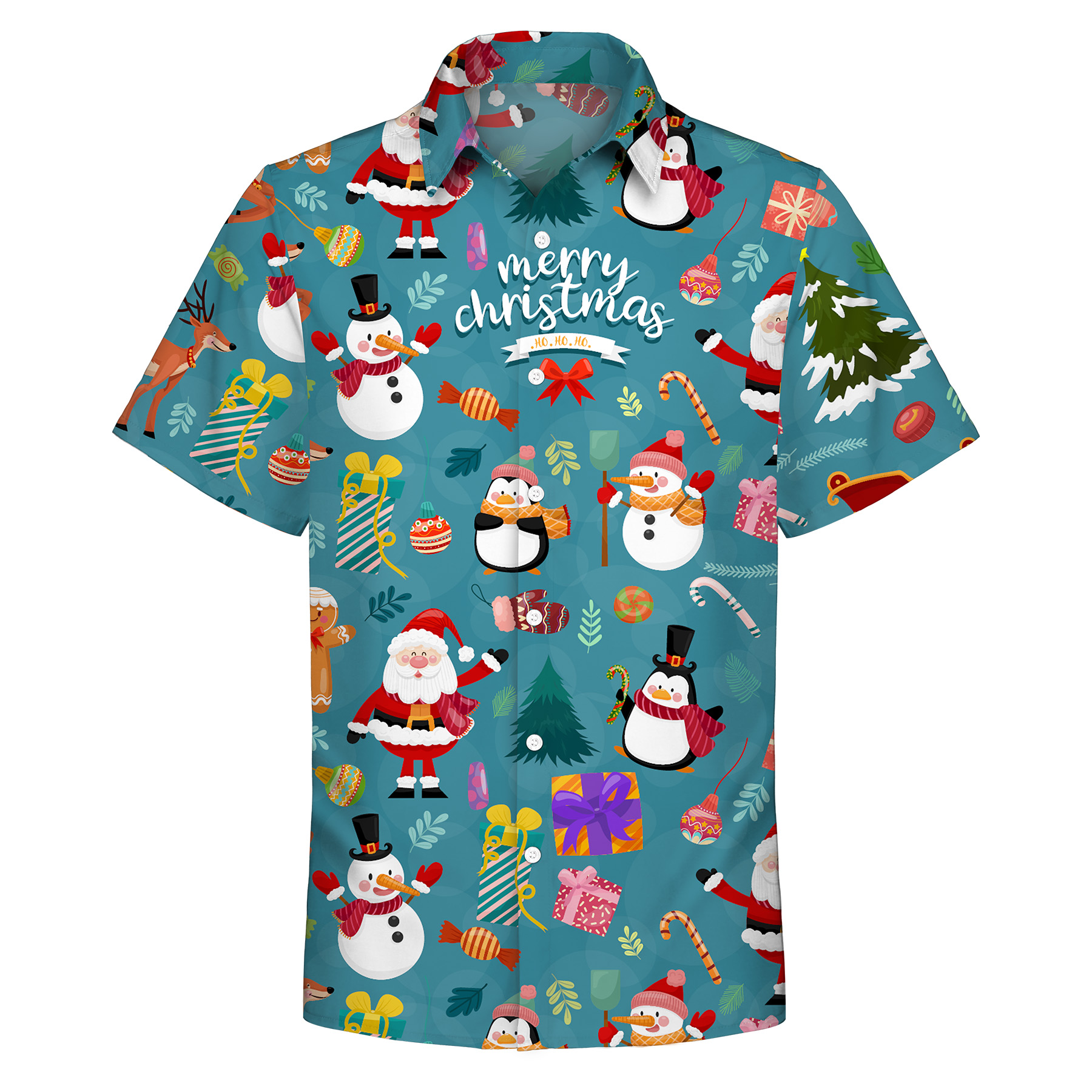 135gsm Custom Dye Sublimation Hawaiian Shirt-UPF 50+ 7