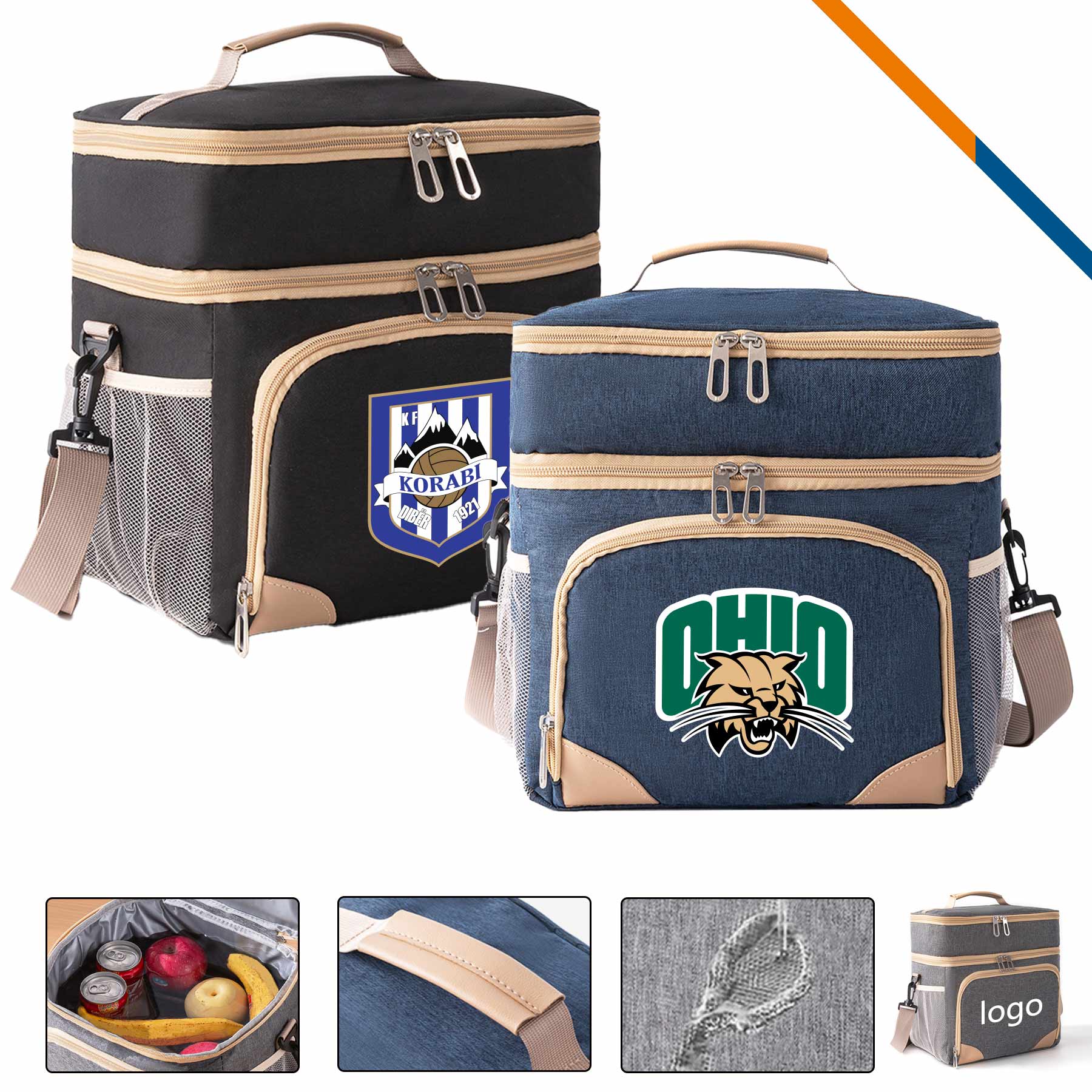 Nixi Double Layer Insulated Cooler Lunch Bag 1