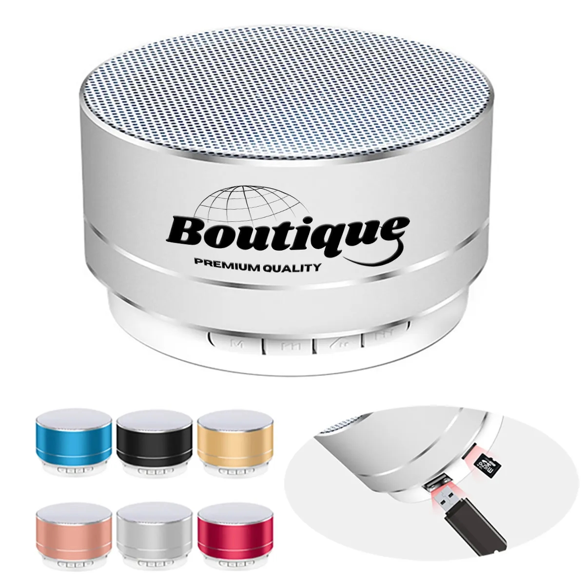 Mini Bluetooth LED Speaker U Disk Can Be Inserted Subwoofer 1
