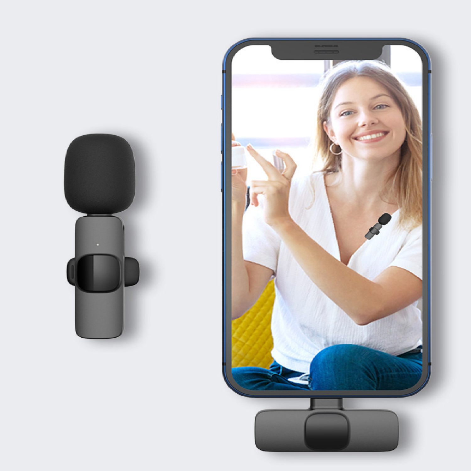 Wireless Collar Clip Multifunctional Microphone 3
