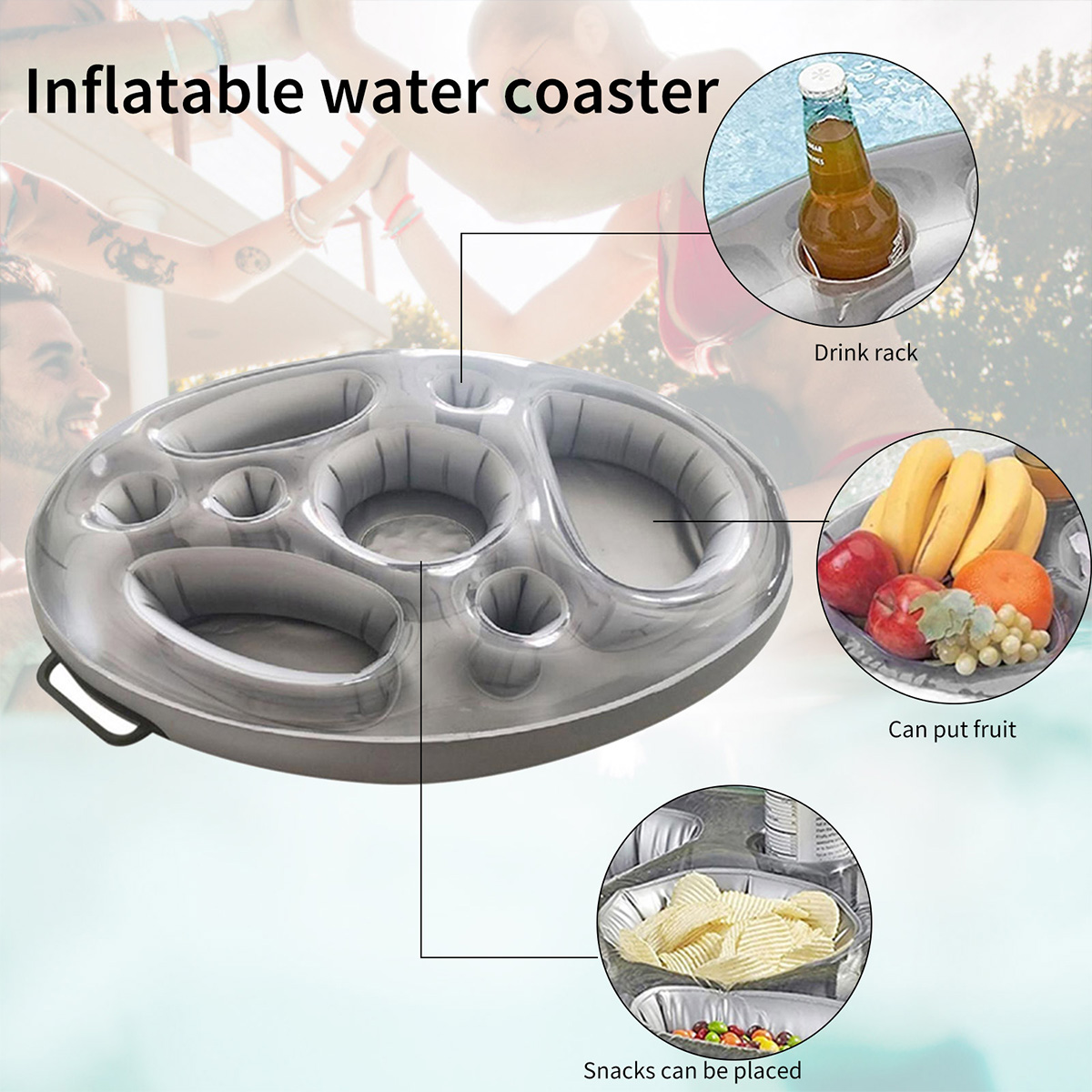 Inflatable Floating Drink Holder 3