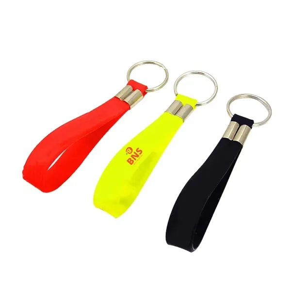Silicone Strap Keychain