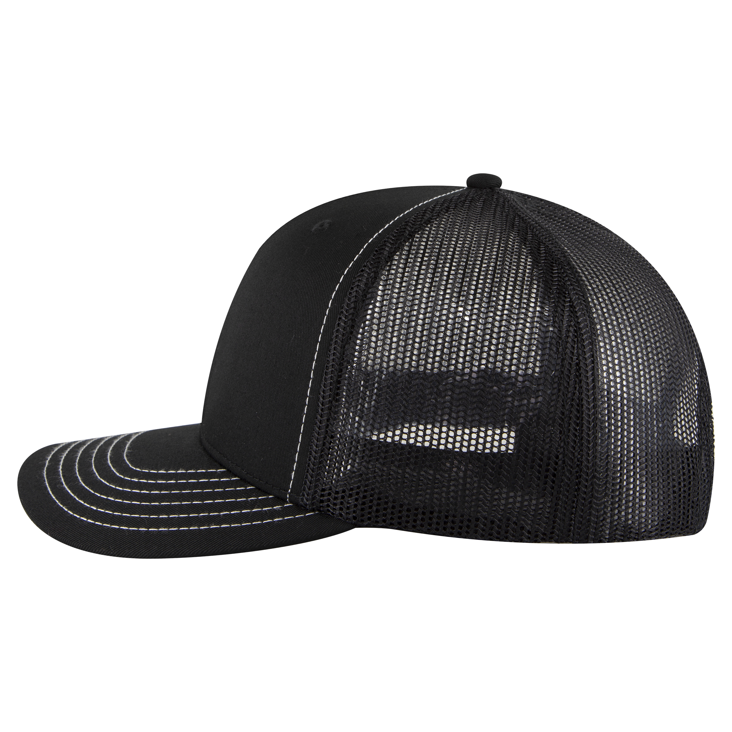 OTTO CAP® 6 Panel Mid Profile Mesh Back Trucker Hat 135