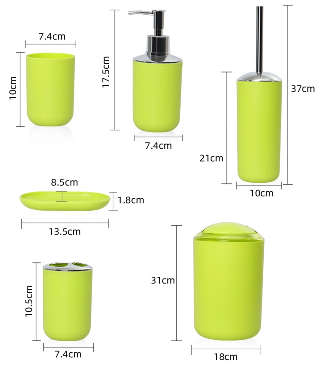 6Pcs Bathroom Accessories Set 1