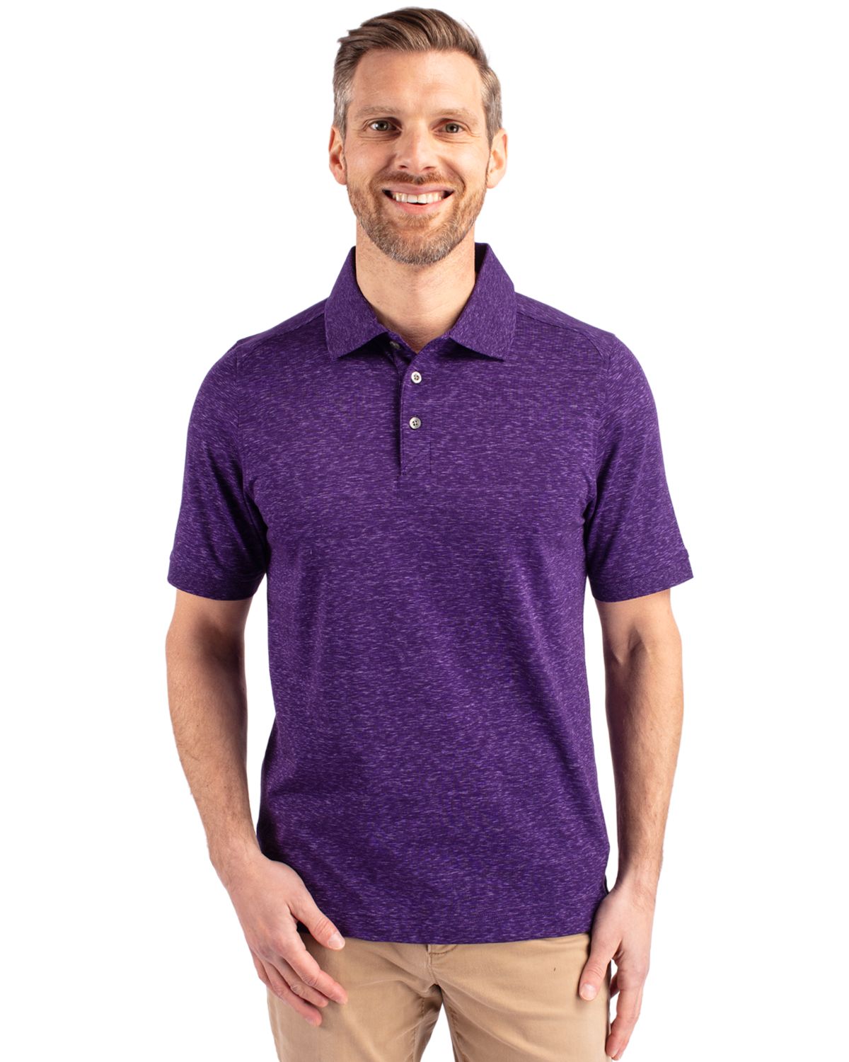 Advantage Tri-Blend Space Dye Mens Polo