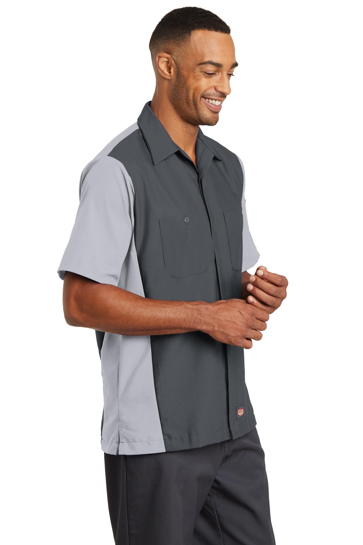 Red Kap Short Sleeve Ripstop Crew Shirt. SY20 3