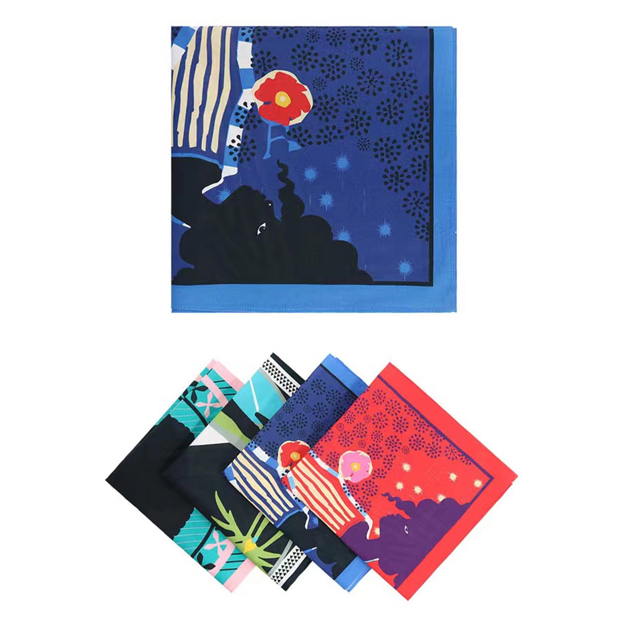Full Color Square Bandana  MOQ 100PCS 2