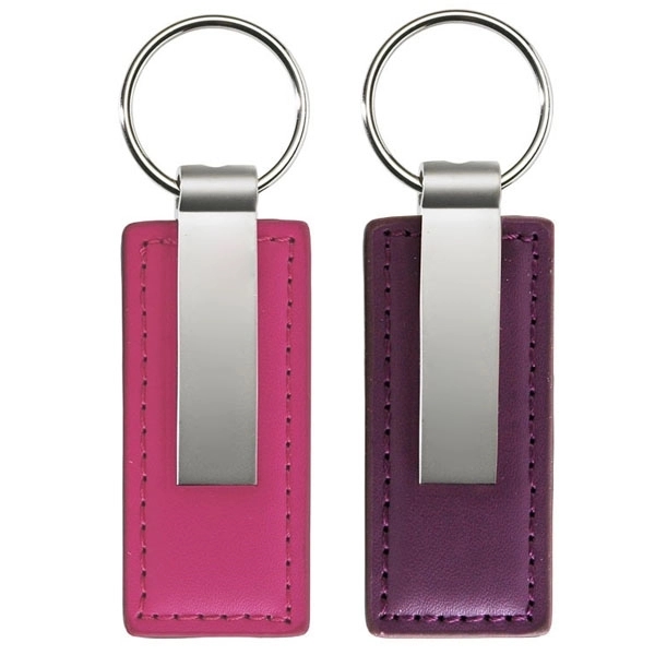 Leather & Metal Key Chain 2