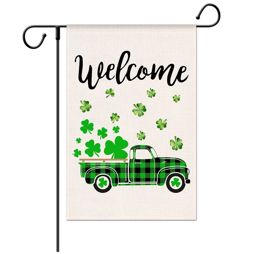 Happy St Patricks Day House Garden Flags 2