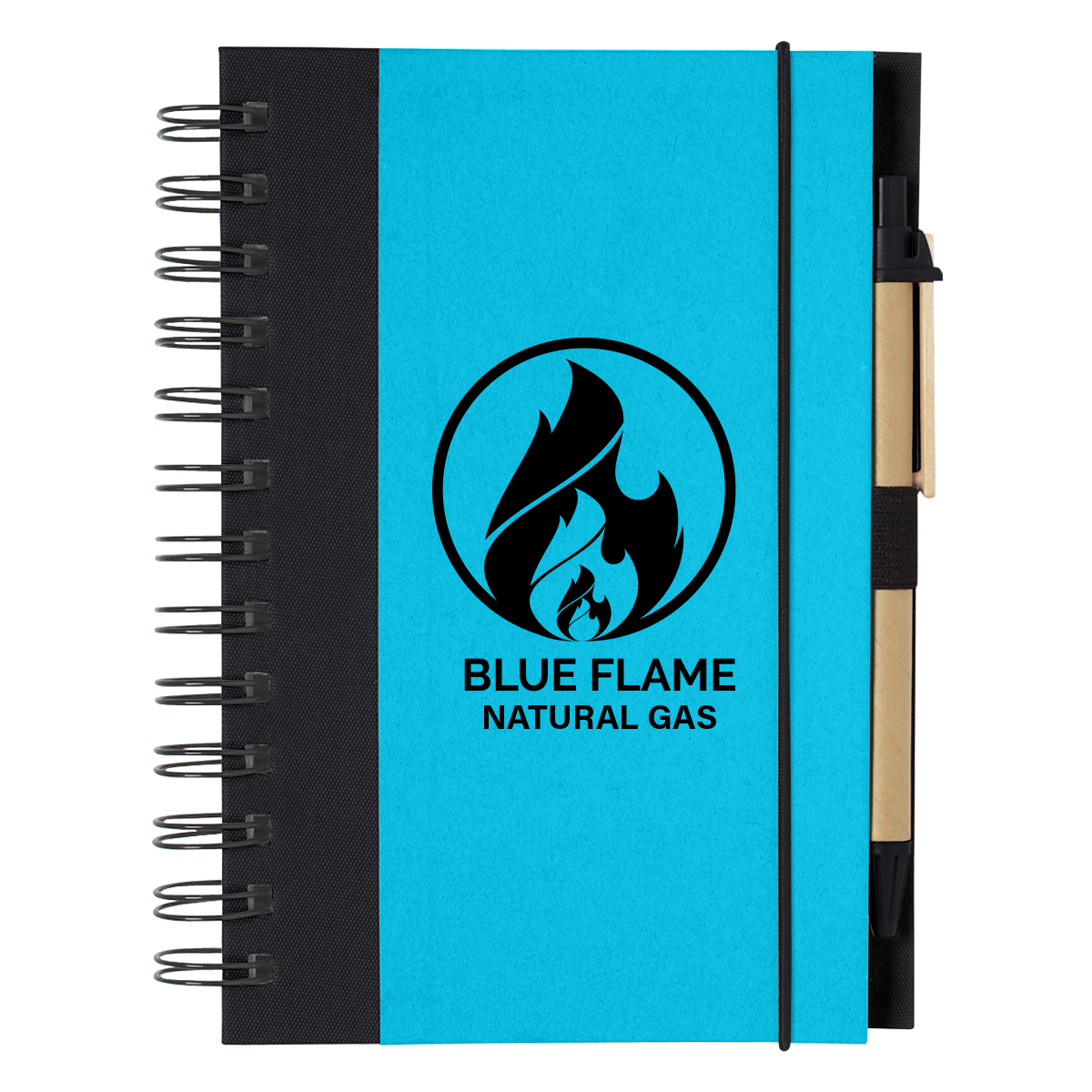 ECO-INSPIRED SPIRAL NOTEBOOK & PEN 13