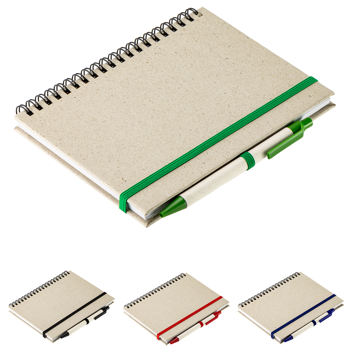 Prairie Fragrant Grass Recycled Spiral Notebook with Pen 4