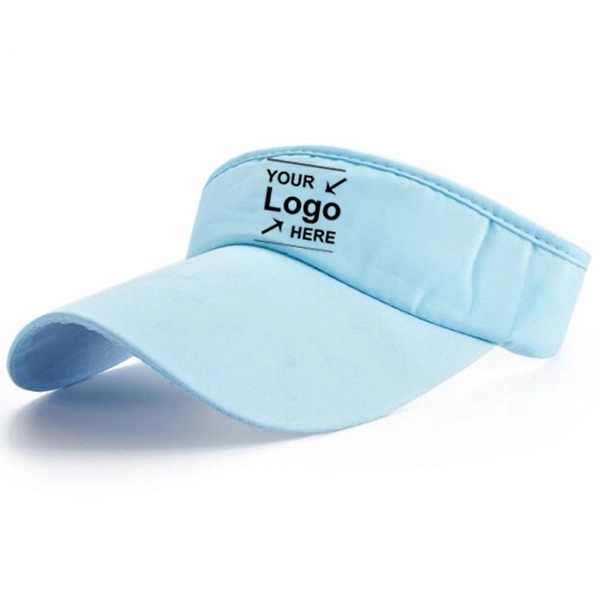 The Visor Cap With Adjustable Strap On Back 2
