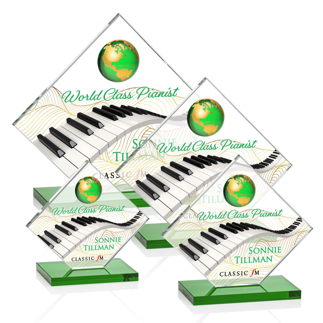 Ferrand VividPrint™ Award - Green/Gold
