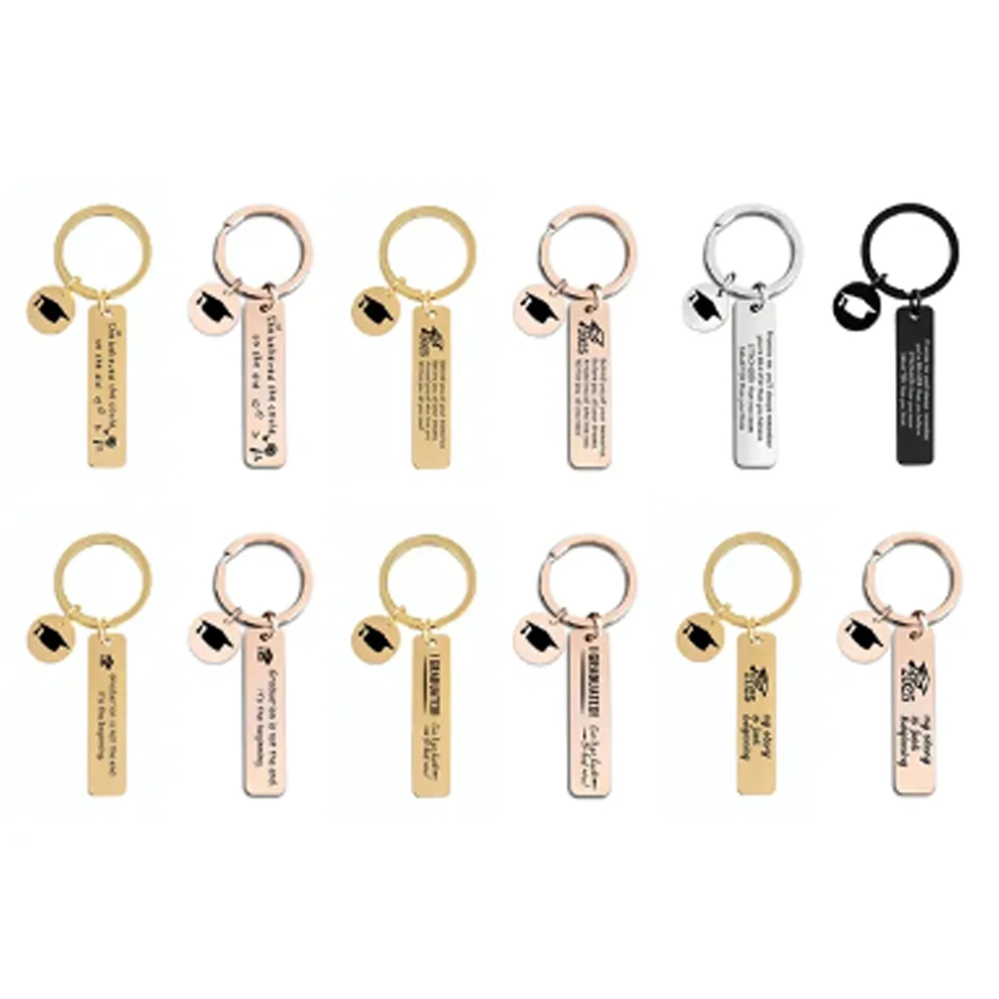 Motivational Phrase Holiday Heychain 2