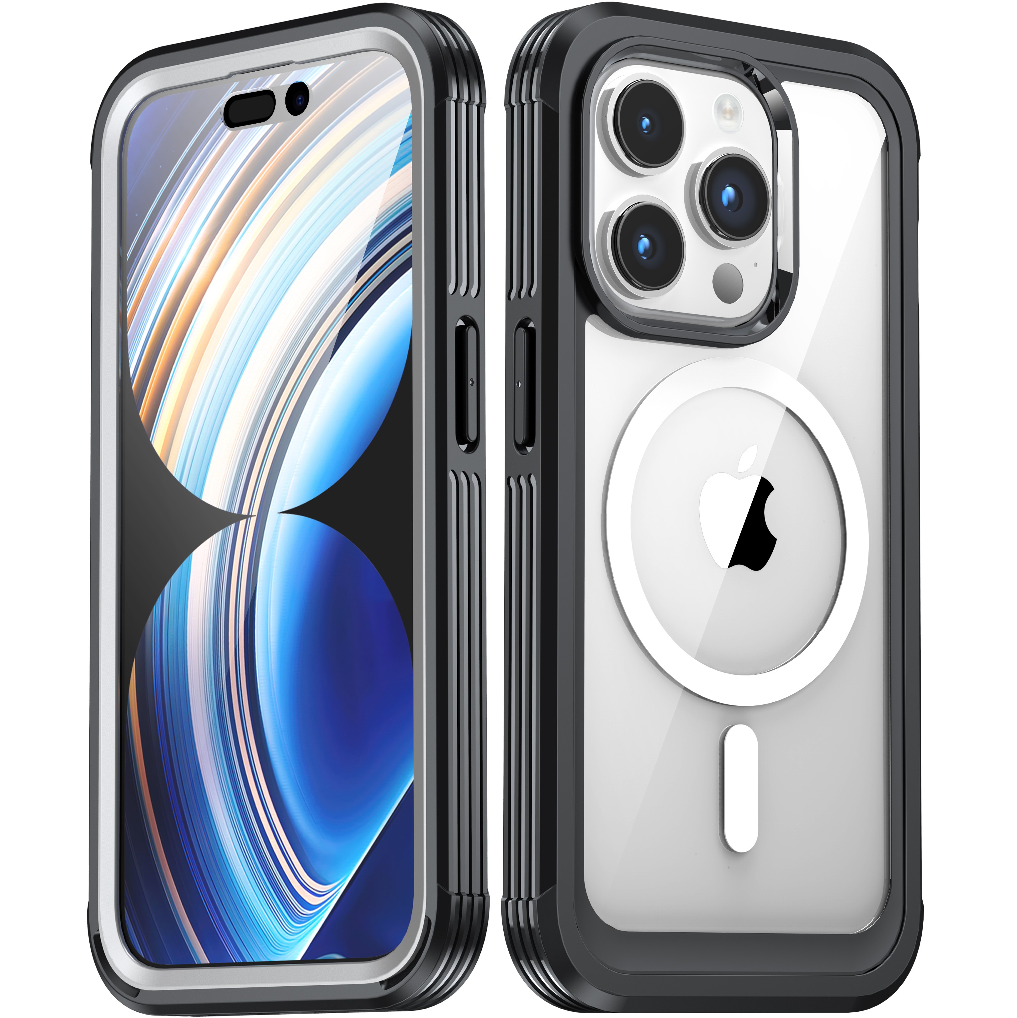iPhone 15 Series Rugged Case with Built-In Screen Protector 2