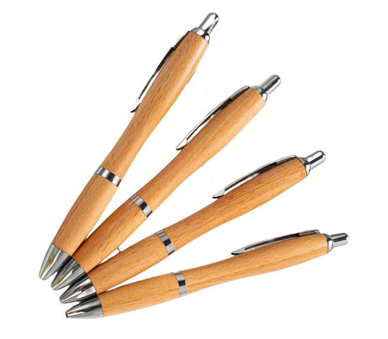 Eco-friendly Retractable Bamboo Pen 7
