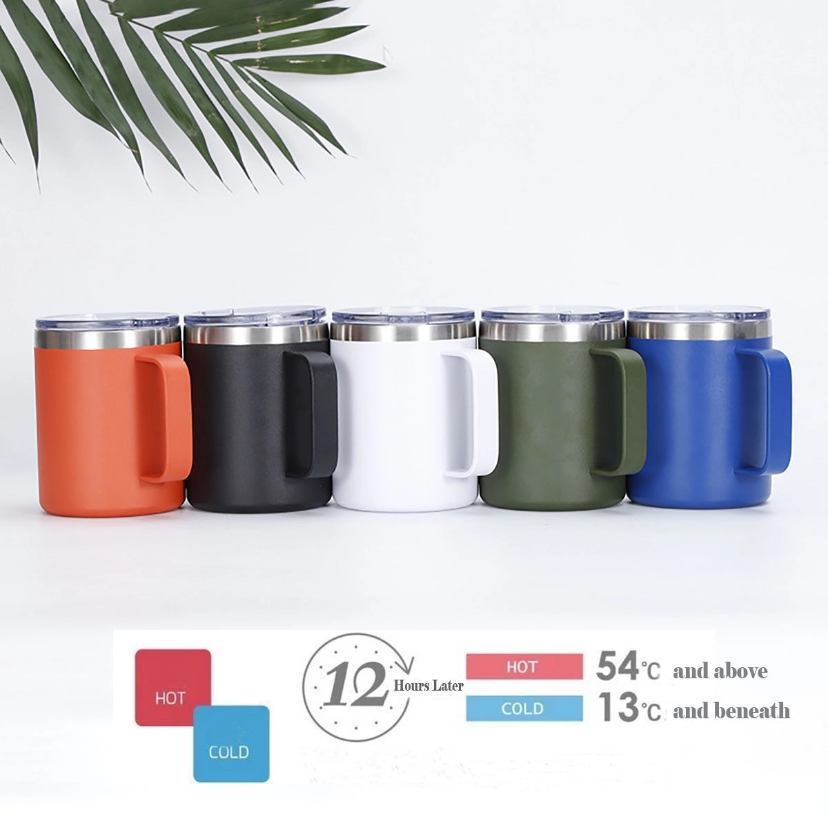 12oz Stainless Steel Insulated Coffee Mug 5
