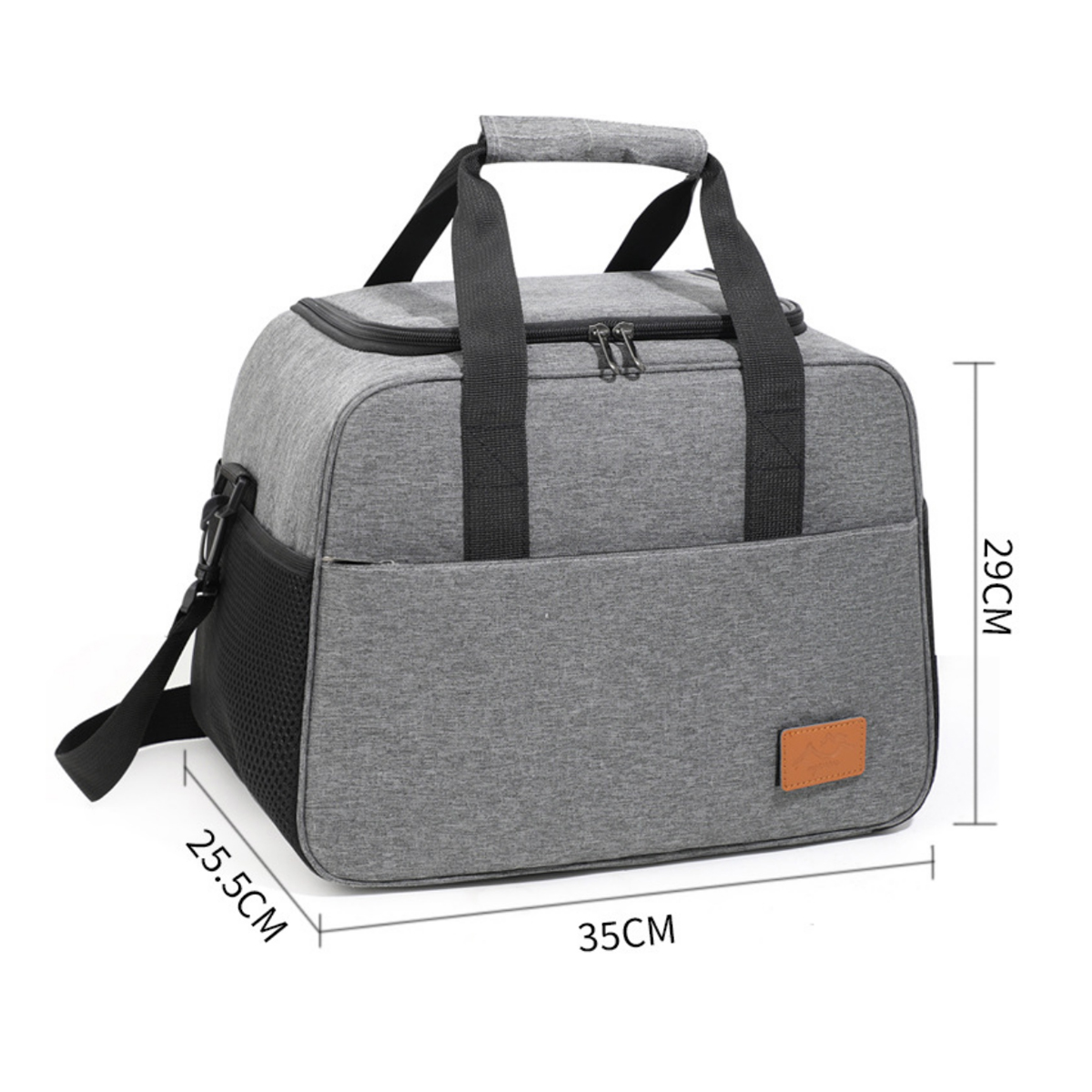 Insulated Picnic Lunch Cooler Tote Bag with Shoulder Strap 1
