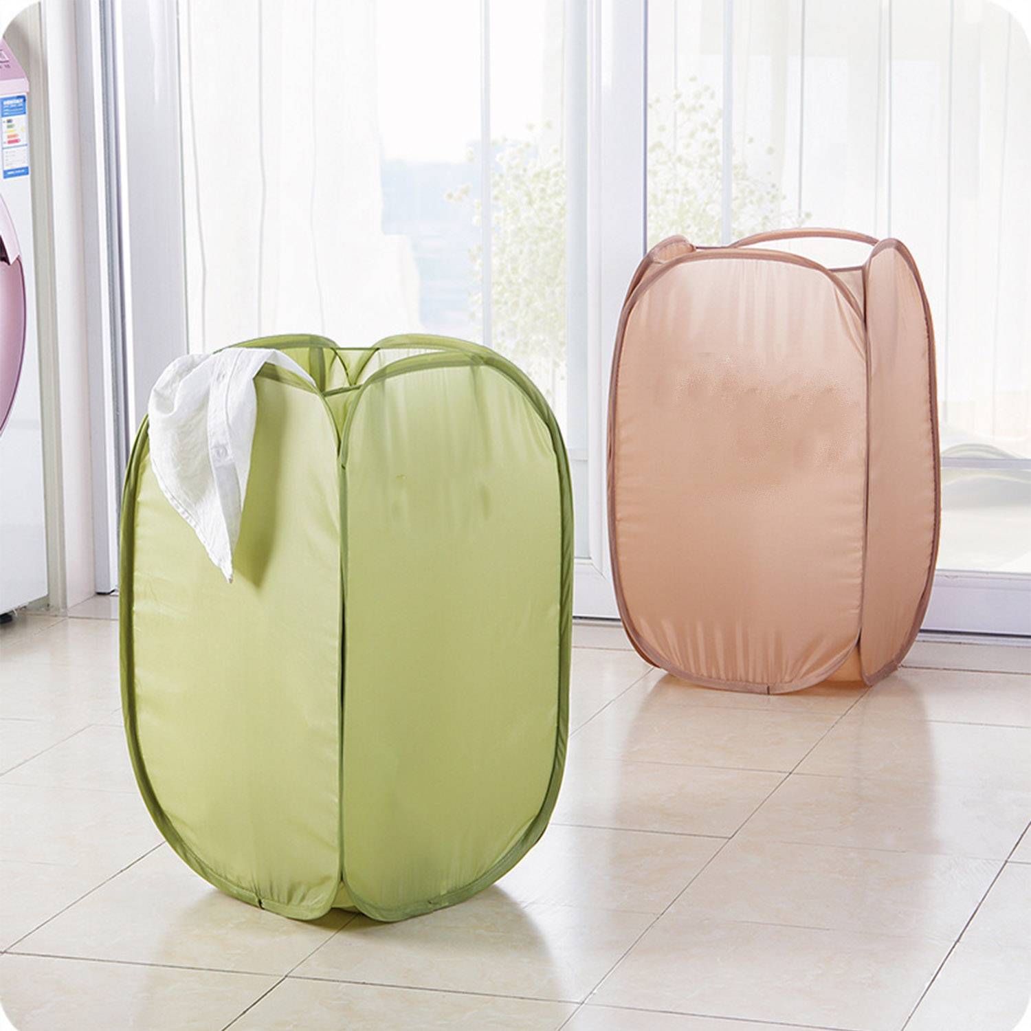 Foldable Household Laundry Bag Storage Basket 2