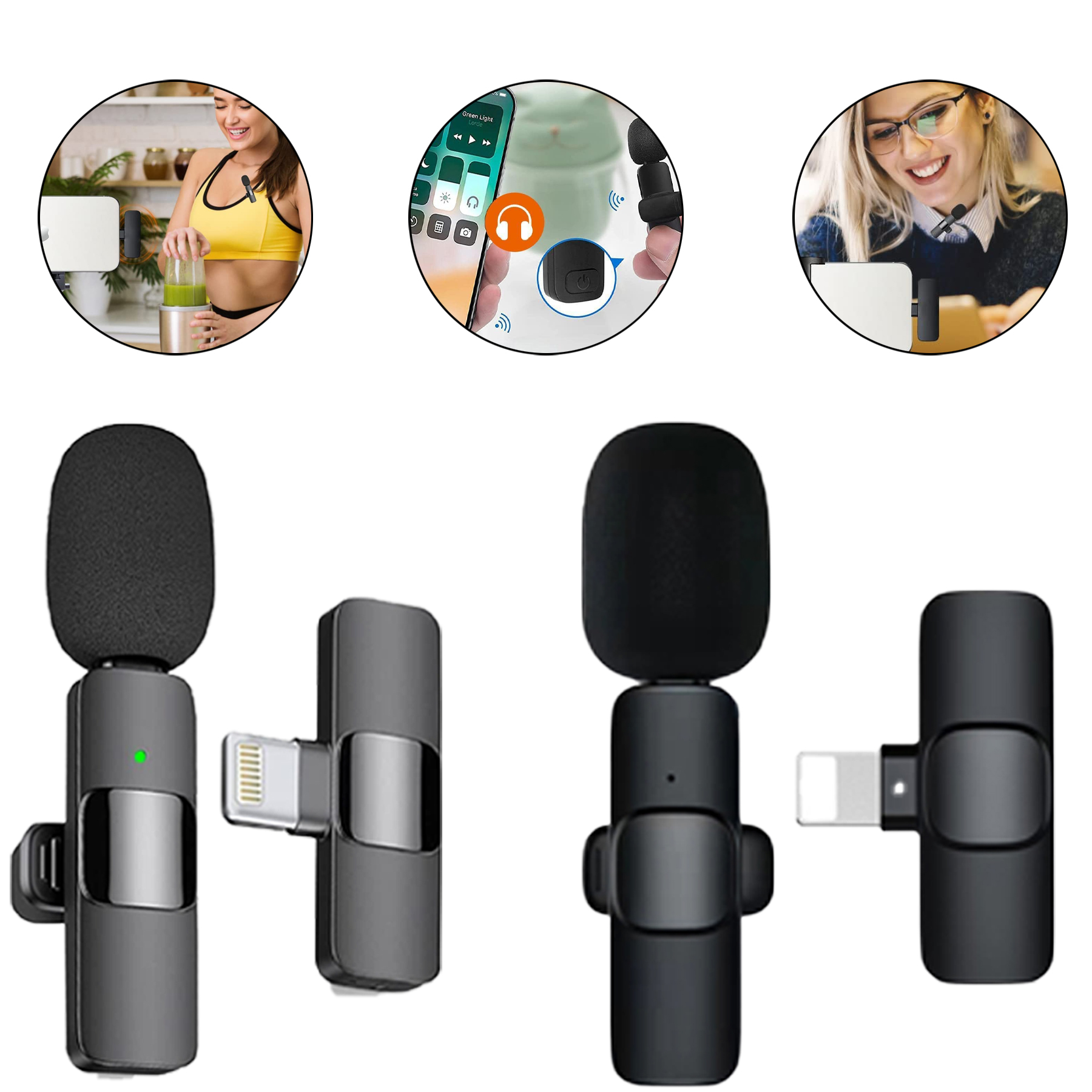 Professional Wireless Lavalier Lapel Microphone 1