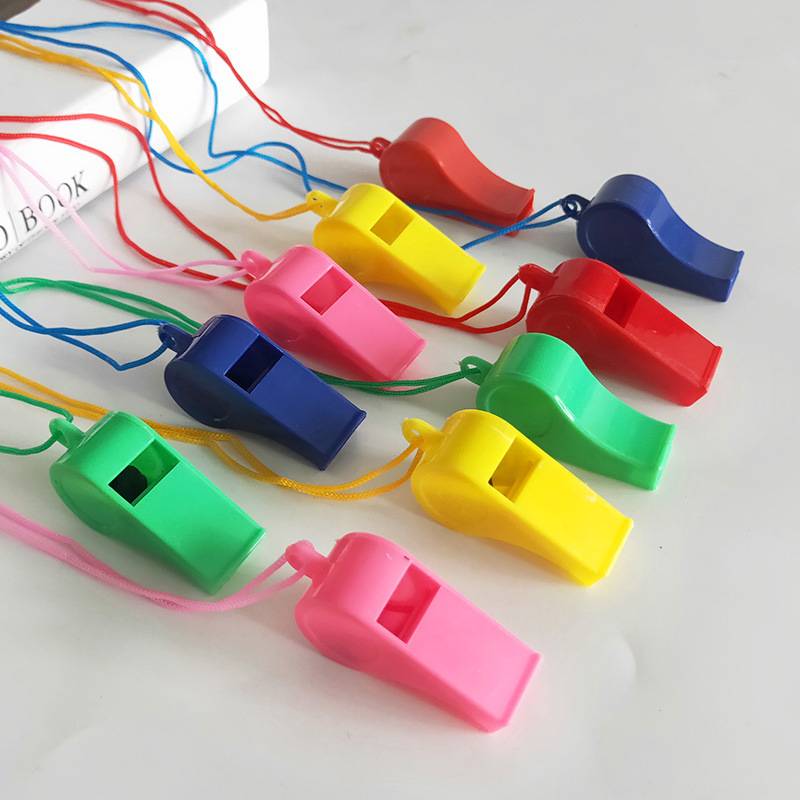 Plastic Whistles with Lanyard 3