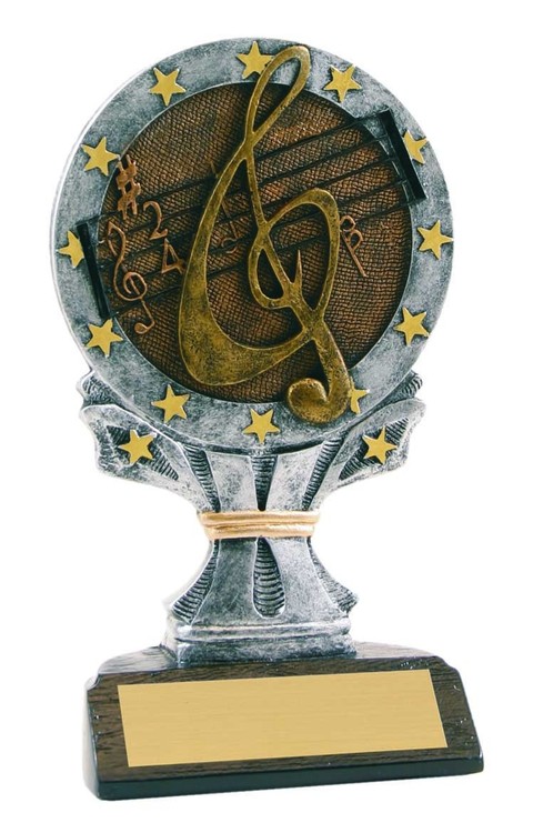 6-1/4" Tall Music All Star Award 1