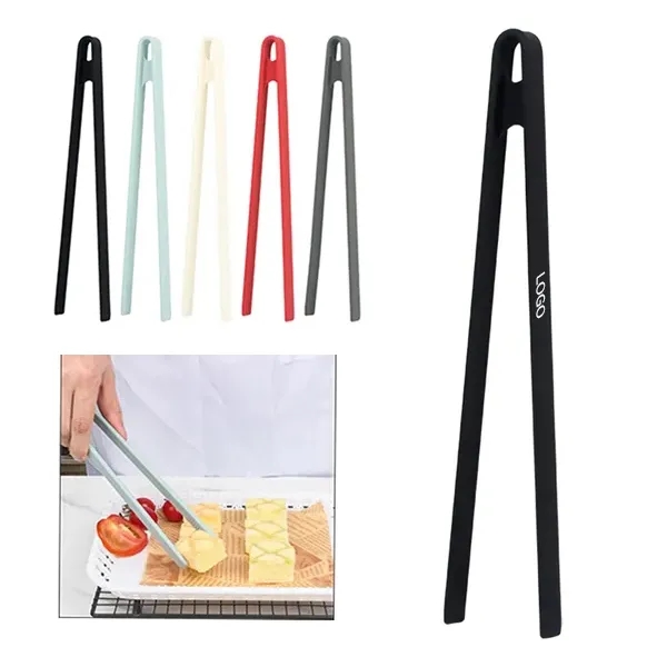 Silicone Food Tongs with High Temp Resistant Long Reach 3