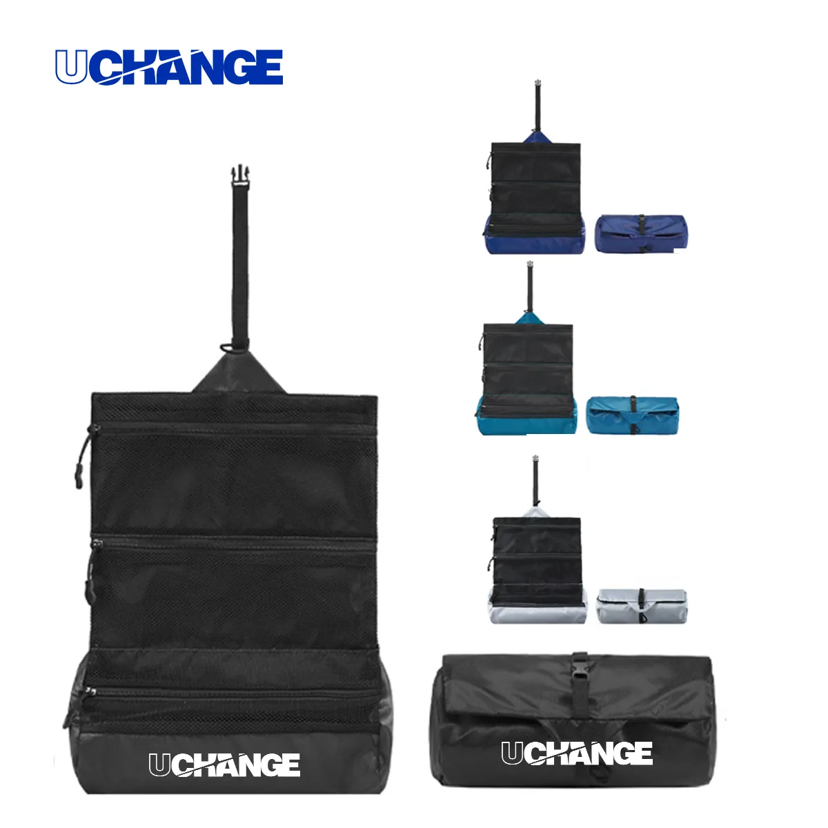 Foldable Hanging Toiletry Bag With Buckle 5