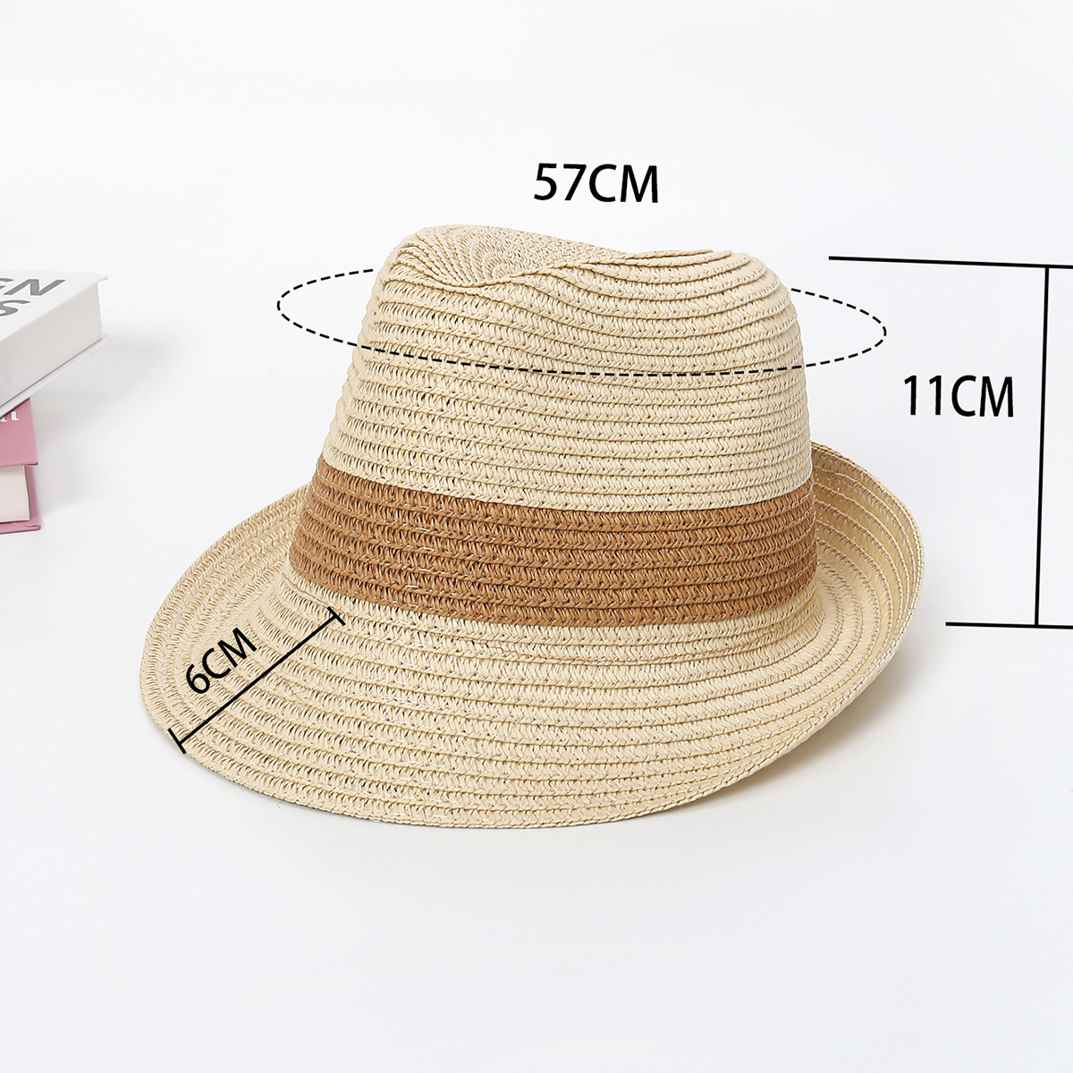 Straw Fedora Panama Hat 10