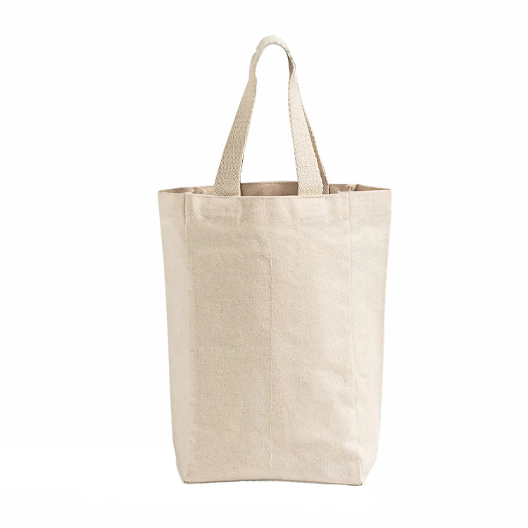 Cottonwood Canvas Double Wine Tote Bag, custom tote bag with logo imprint 2