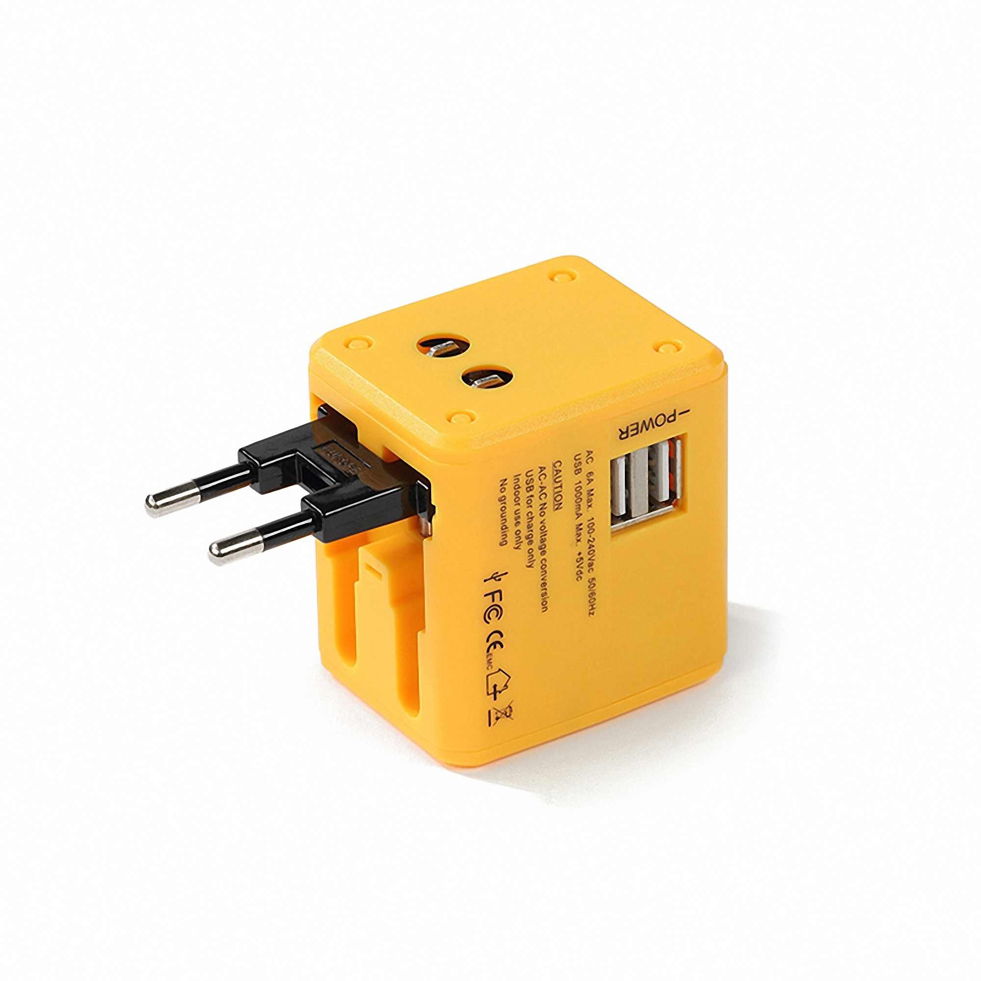 Universal Travel Adapter with USB Ports 4