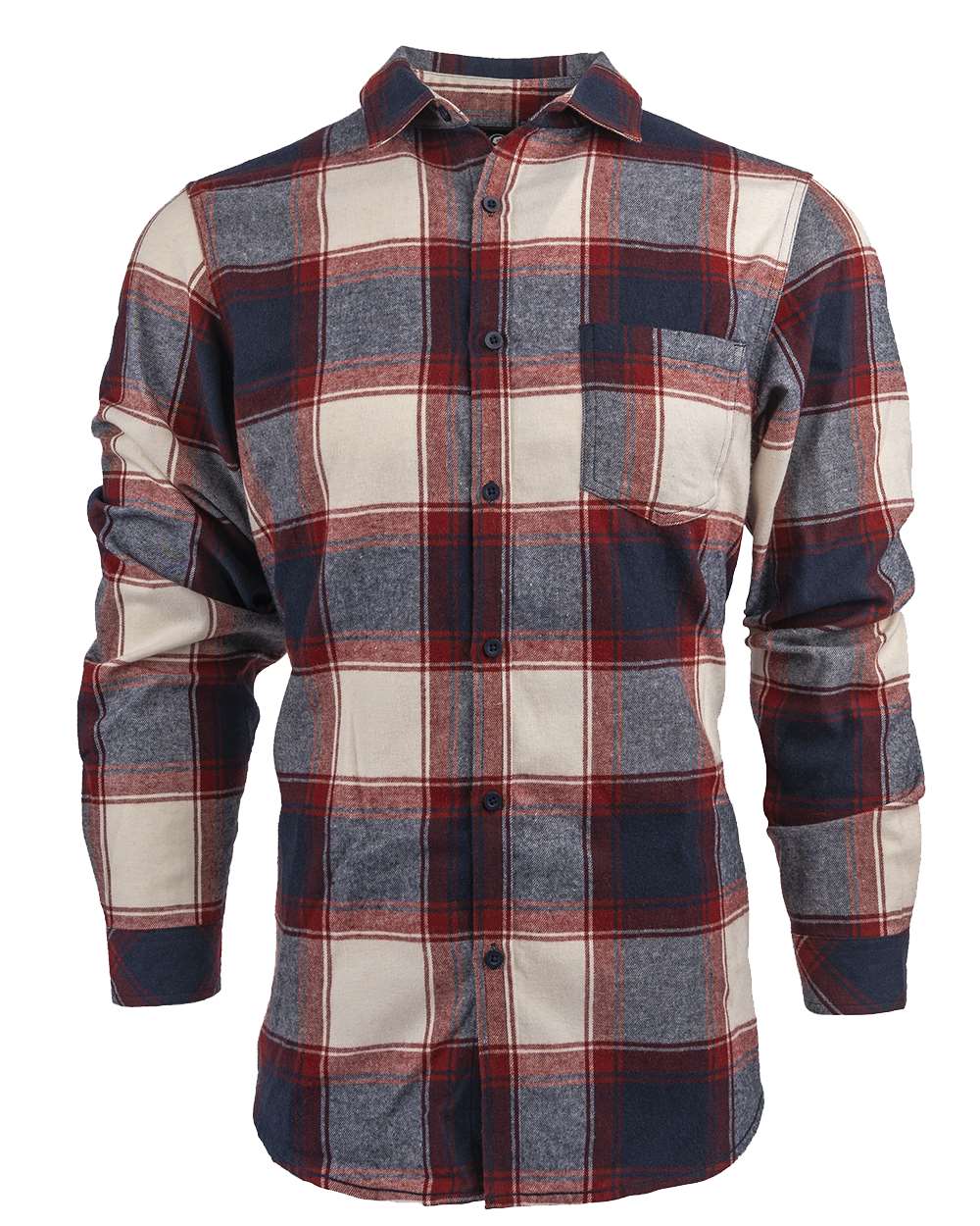 Men's Open Pocket Flannel Shirt - 8212 5