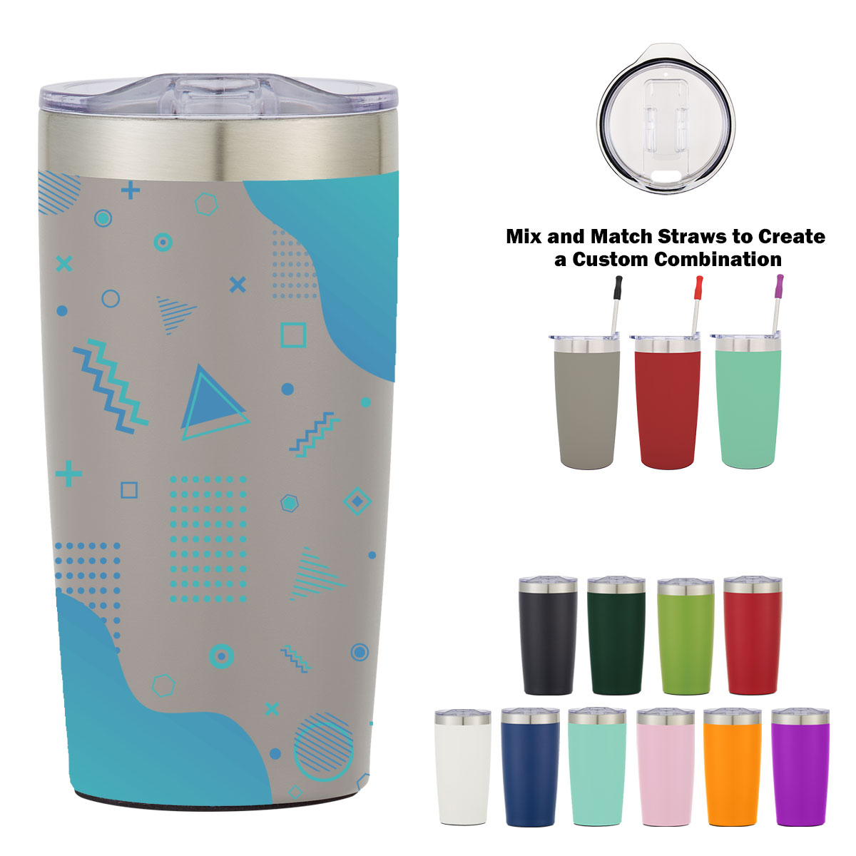 20 Oz. Full Color Two-Tone Himalayan Recycled Tumbler 9