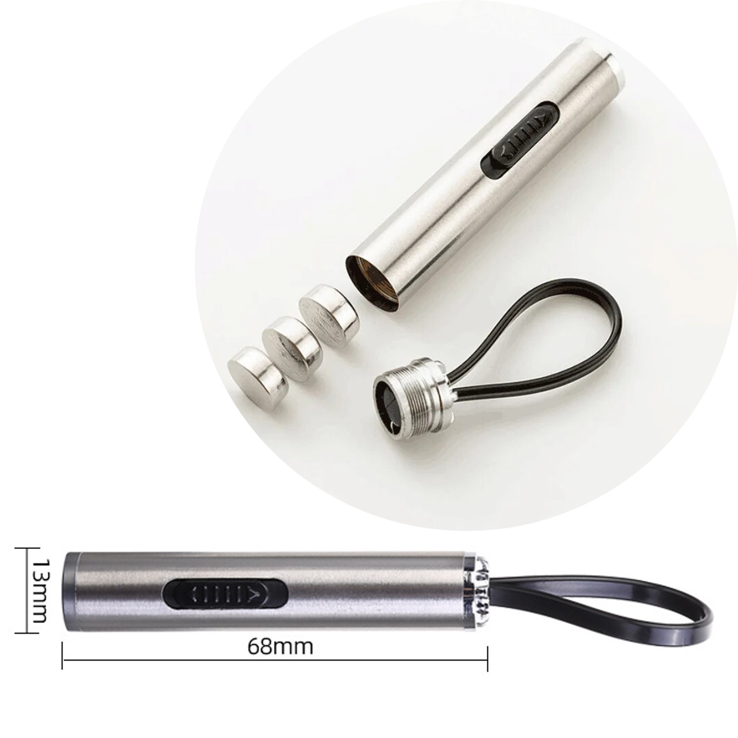 Mini UV LED Multifunction 2 in 1 Flashlight Torch light 2