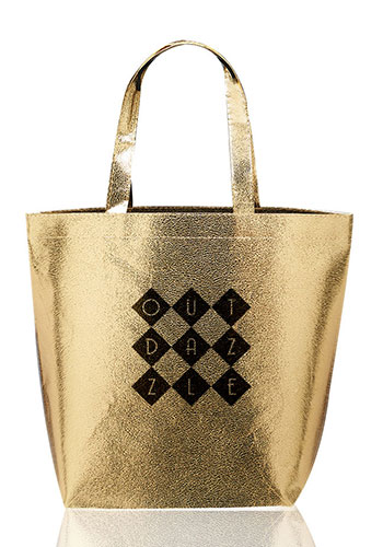 New Castle Non-woven Metallic Tote Bags 14