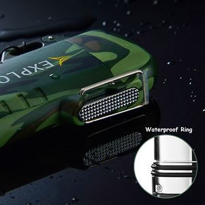 Round Angle Waterproof Dual Arc Lighter With Pop Up Lid 5