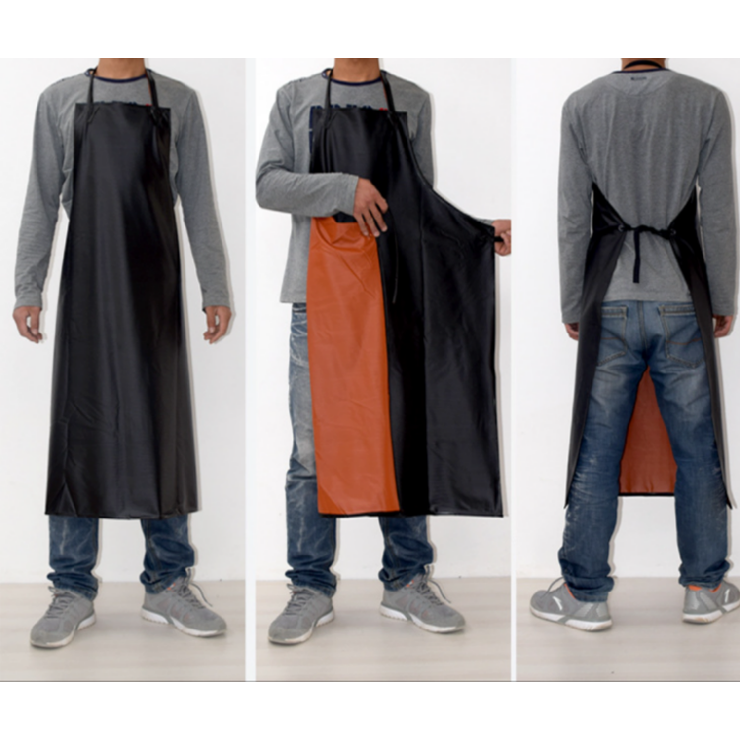 Pvc Waterproof Apron Oil Resistant Acid Alkali Thickening 2