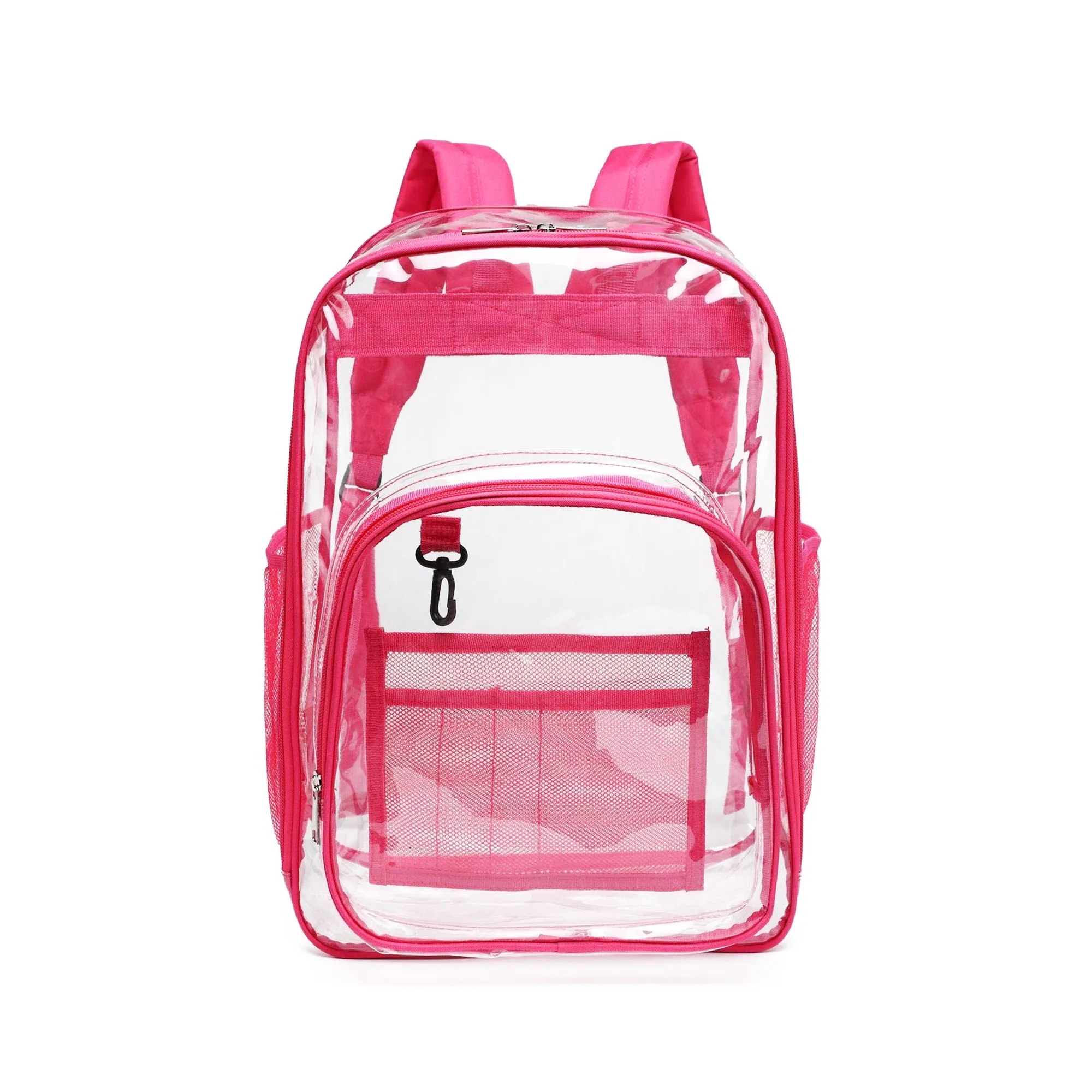 5"Wx11"Lx14" HClear Backpack PVC Transparent Bag 6